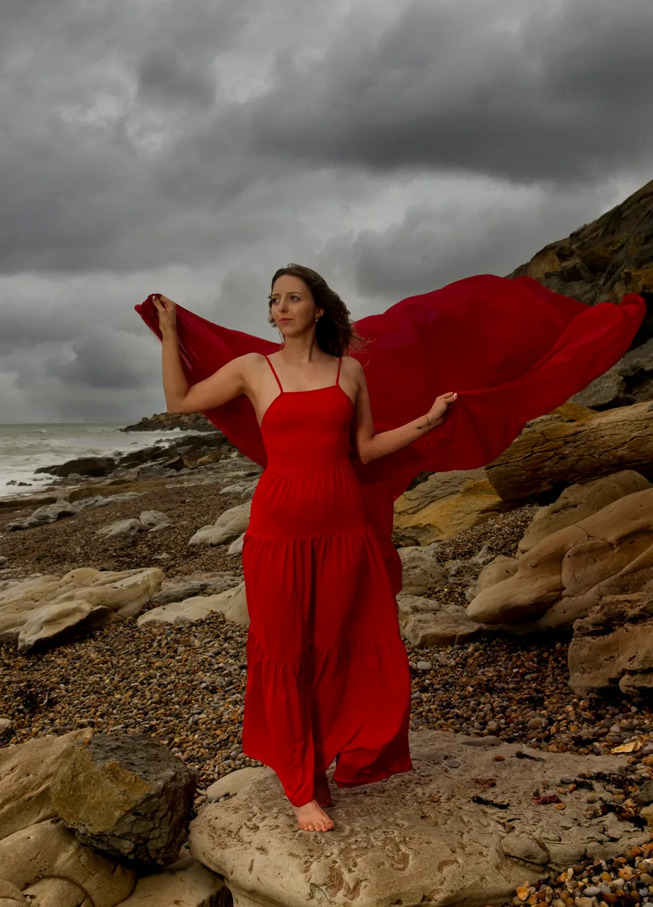 Woman in Red